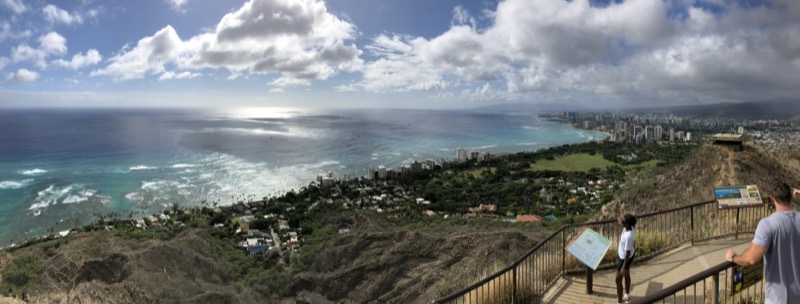 summit view over Waikiki
