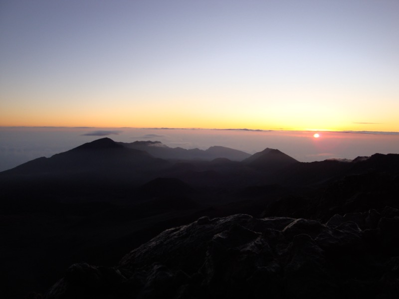 Haleakalā sunrise colors