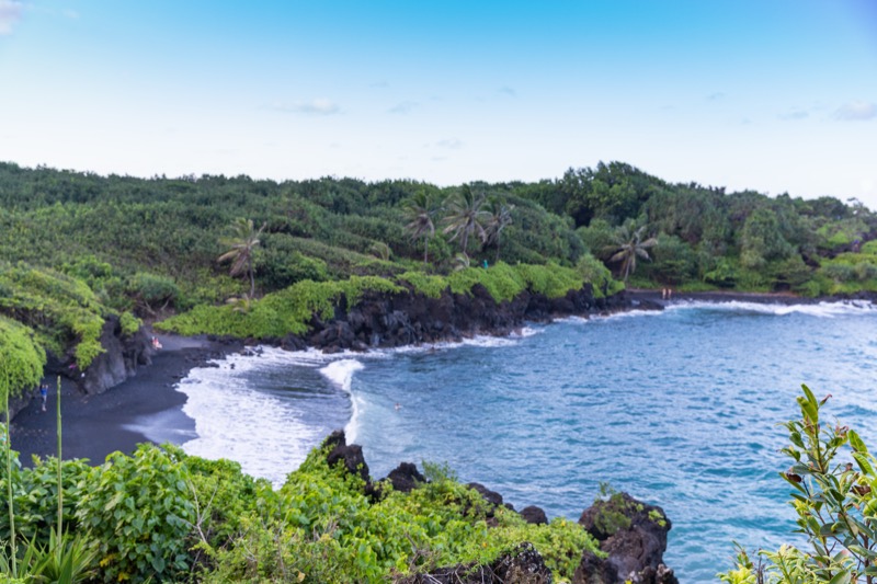 Waiʻanapanapa black sand beach