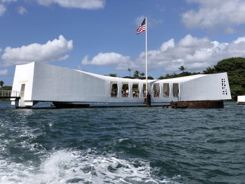memorial over the water